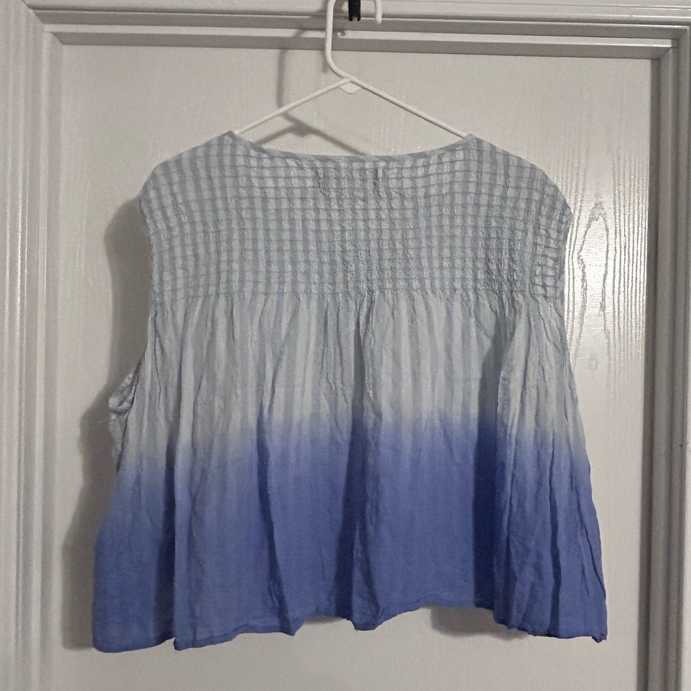We The Free | Blue Gradient Sleeveless Blouse | Size XS - Picture 6 of 6